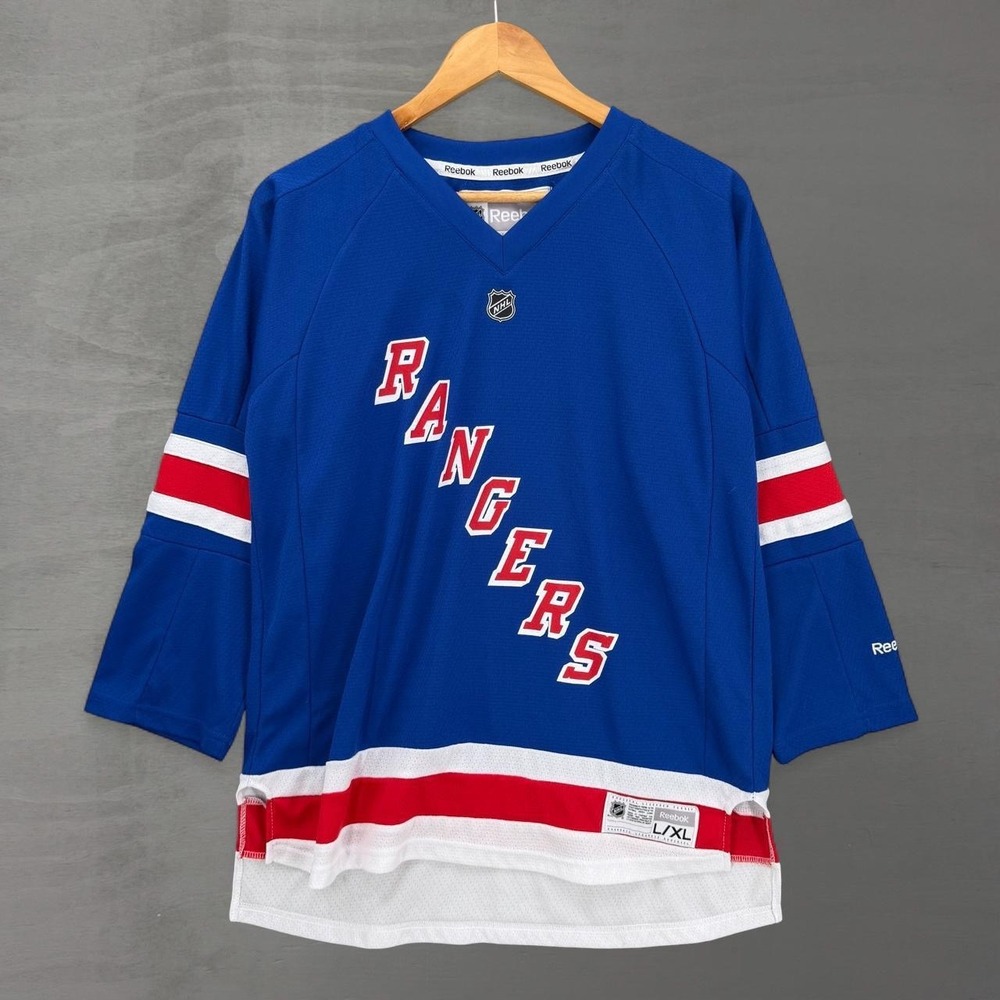 Reebok New York Rangers Marc Staal Hockey Jersey Blue Youth L/XL